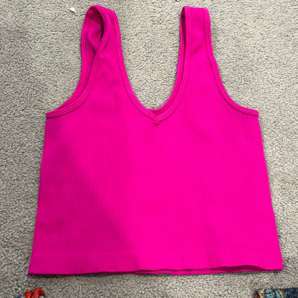 Ribbed crop top